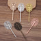 20pcs brass plating  Bobby Pins Leaves Flower Filigree Pad, Flower Hair Findings, Hair Accessories