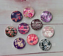 Handmade Round Photo Glass Cabochon A279