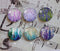 Handmade Round Photo Glass Cabochon plant flower A312