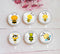Handmade Round Photo Glass Cabochon Cartoon-honey A338