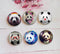 Handmade Round Photo Glass Cabochon panda A351