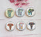 Handmade Round Photo Glass Cabochon Elephant A356