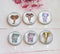 Handmade Round Photo Glass Cabochon Elephant A359