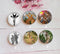 Handmade Round Photo Glass Cabochon animal giraffe a364