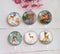 Handmade Round Photo Glass Cabochon animal deer a368