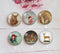 Handmade Round Photo Glass Cabochon Animal deer a377