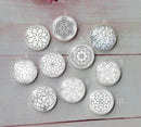 Handmade Round Photo Glass Cabochon Pattern A389