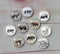 Handmade Round Photo Glass Cabochon animal A421