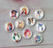 Handmade Round Photo Glass Cabochon animal dog A428