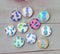 Handmade Round Photo Glass Cabochon pineapple A452