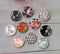 Handmade Round Photo Glass Cabochon Pattern flower a473