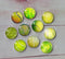 Handmade Round Photo Glass Cabochon baseball A505