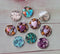 Handmade Round Photo Glass Cabochon A527