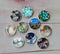 Handmade Round Photo Glass Cabochon A529