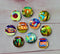Handmade Round Photo Glass Cabochon car A539
