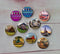 Handmade Round Photo Glass Cabochon A563