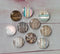 Handmade Round Photo Glass Cabochon Tree pattern A565