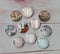 Handmade Round Photo Glass Cabochon Tree pattern A566