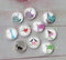 Handmade Round Photo Glass Cabochon animal A572
