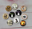 Handmade Round Photo Glass Cabochon A573