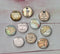 Handmade Round Photo Glass Cabochon A578