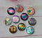 Handmade Round Photo Glass Cabochon A582