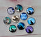 Handmade Round Photo Glass Cabochon A587