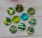 Handmade Round Photo Glass Cabochon A597