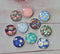 Handmade Round Photo Glass Cabochon plant flower A606