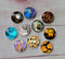Handmade Round Photo Glass Cabochon A652