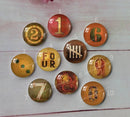 Handmade Round Photo Glass Cabochon A662