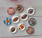 Handmade Round Photo Glass Cabochon football A667