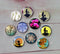 Handmade Round Photo Glass Cabochon A669
