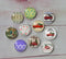 Handmade Round Photo Glass Cabochon A682