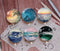 Handmade Round Photo Glass Cabochon 898