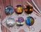 Handmade Round Photo Glass Cabochon plant tree 867