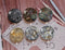 Handmade Round Photo Glass Cabochon mechanical gear 883