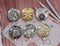 Handmade Round Photo Glass Cabochon mechanical gear 885