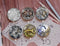 Handmade Round Photo Glass Cabochon mechanical gear 889