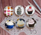 Handmade Round Photo Glass Cabochon cake 913