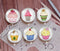 Handmade Round Photo Glass Cabochon cake-915