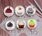 Handmade Round Photo Glass Cabochon cake 917