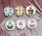 Handmade Round Photo Glass Cabochon cake 918