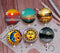 Handmade Round Photo Glass Cabochon sunshine 934