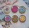 Handmade Round Photo Glass Cabochon Pattern 997