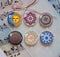 Handmade Round Photo Glass Cabochon Pattern 1008