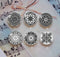 Handmade Round Photo Glass Cabochon Pattern 1015