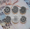 Handmade Round Photo Glass Cabochon Pattern 1017