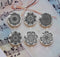 Handmade Round Photo Glass Cabochon Pattern-1025