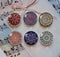Handmade Round Photo Glass Cabochon Pattern 1033